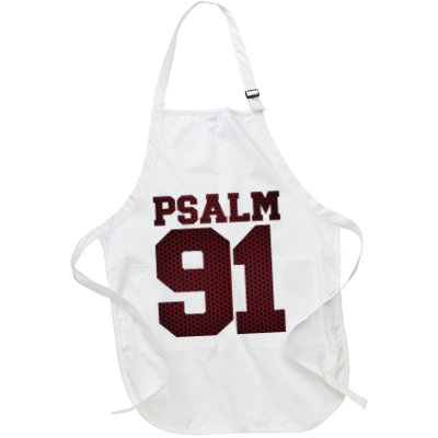 Psalm 91 Full-Length Apron With Pockets