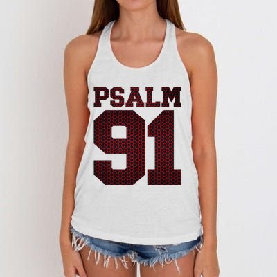 Psalm 91 Women's Knotted Racerback Tank