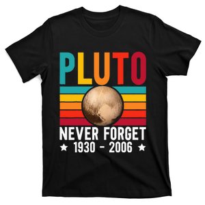 Pluto 9th Planet Never Forget Astronomy Solar System T-Shirt