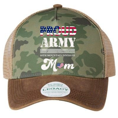 Proud Army 10th Mountain Division Mom Gift Legacy Tie Dye Trucker Hat