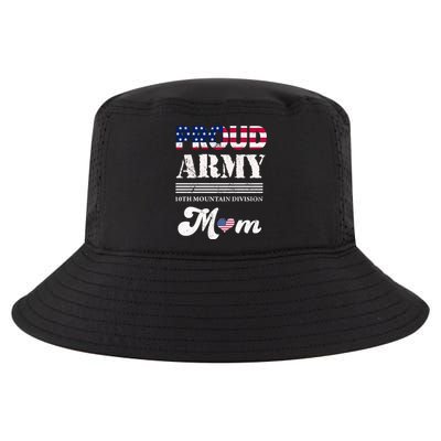 Proud Army 10th Mountain Division Mom Gift Cool Comfort Performance Bucket Hat