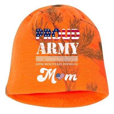 Proud Army 10th Mountain Division Mom Gift Kati - Camo Knit Beanie