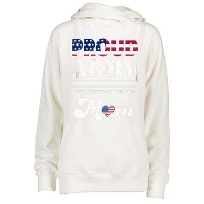 Proud Army 10th Mountain Division Mom Gift Womens Funnel Neck Pullover Hood