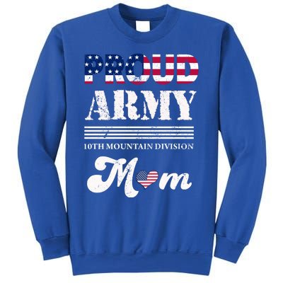 Proud Army 10th Mountain Division Mom Gift Sweatshirt