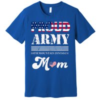 Proud Army 10th Mountain Division Mom Gift Premium T-Shirt