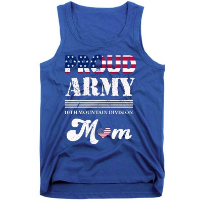 Proud Army 10th Mountain Division Mom Gift Tank Top