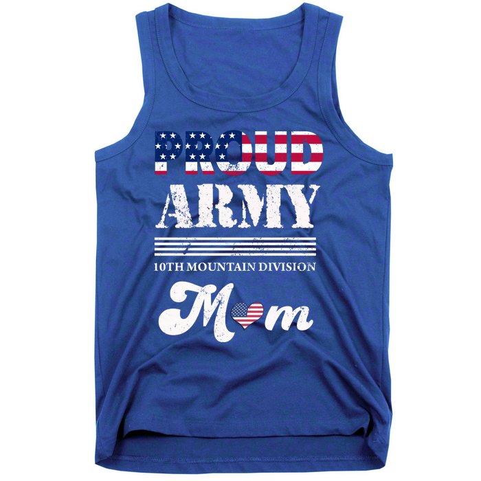 Proud Army 10th Mountain Division Mom Gift Tank Top