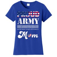 Proud Army 10th Mountain Division Mom Gift Women's T-Shirt