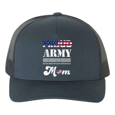 Proud Army 10th Mountain Division Mom Gift Yupoong Adult 5-Panel Trucker Hat