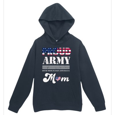 Proud Army 10th Mountain Division Mom Gift Urban Pullover Hoodie