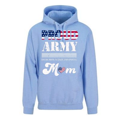 Proud Army 10th Mountain Division Mom Gift Unisex Surf Hoodie