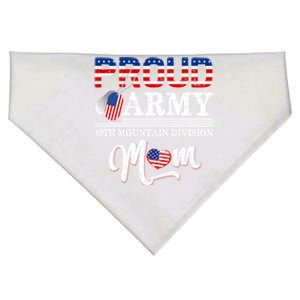 Proud Army 10th Mountain Division Mom Gift USA-Made Doggie Bandana