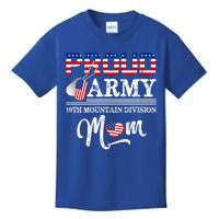 Proud Army 10th Mountain Division Mom Great Gift Kids T-Shirt