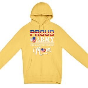 Proud Army 10th Mountain Division Mom Cool Gift Premium Pullover Hoodie