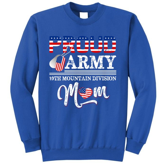 Proud Army 10th Mountain Division Mom Cool Gift Sweatshirt