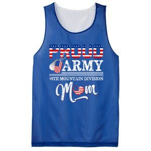 Proud Army 10th Mountain Division Mom Cool Gift Mesh Reversible Basketball Jersey Tank