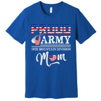 Proud Army 10th Mountain Division Mom Cool Gift Premium T-Shirt