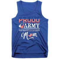 Proud Army 10th Mountain Division Mom Cool Gift Tank Top