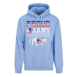 Proud Army 10th Mountain Division Mom Cool Gift Unisex Surf Hoodie