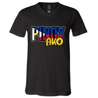 Pinoy Ako V-Neck T-Shirt