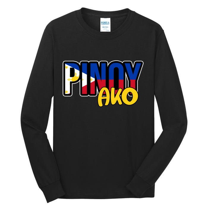 Pinoy Ako Tall Long Sleeve T-Shirt