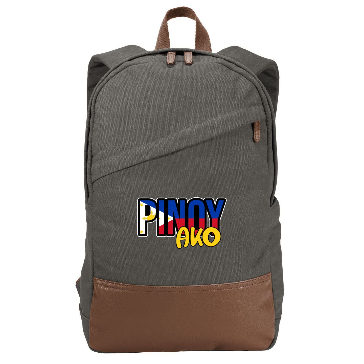 Pinoy Ako Cotton Canvas Backpack