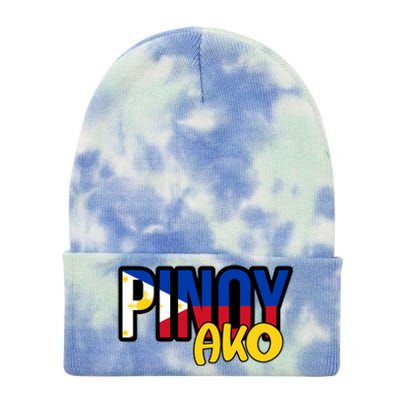 Pinoy Ako Tie Dye 12in Knit Beanie