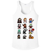 Pixel Art 8bit Horror Halloween Scary Character Ladies PosiCharge Competitor Racerback Tank