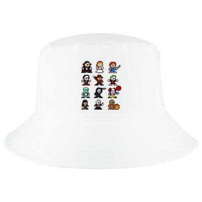 Pixel Art 8bit Horror Halloween Scary Character Video Games Cool Comfort Performance Bucket Hat