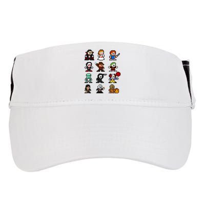 Pixel Art 8bit Horror Halloween Scary Character Video Games Adult Drive Performance Visor
