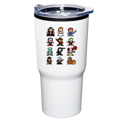 Pixel Art 8bit Horror Halloween Scary Character Video Games Tumbler