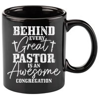 Pastor Appreciation Art Preacher Clergy Christian 11oz C Handle Ceramic Mug