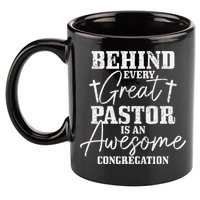 Pastor Appreciation Art Preacher Clergy Christian 11oz C Handle Ceramic Mug