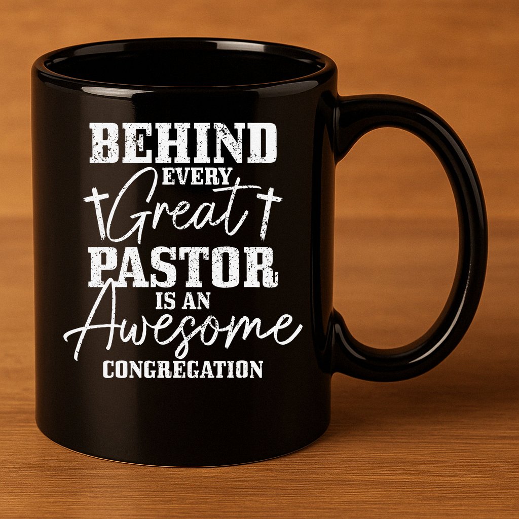 Pastor Appreciation Art Preacher Clergy Christian 11oz C Handle Ceramic Mug