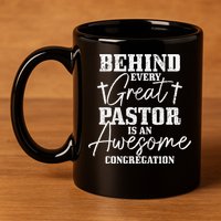 Pastor Appreciation Art Preacher Clergy Christian 11oz C Handle Ceramic Mug