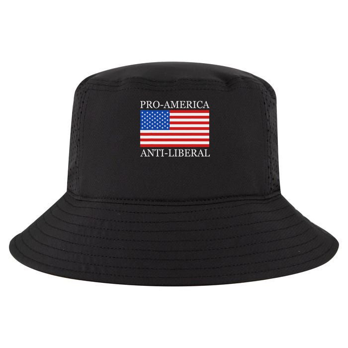 Pro American Anti Liberal S For Conservative Republican Cool Comfort Performance Bucket Hat