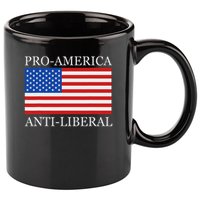 Pro American Anti Liberal S For Conservative Republican 11oz C Handle Ceramic Mug