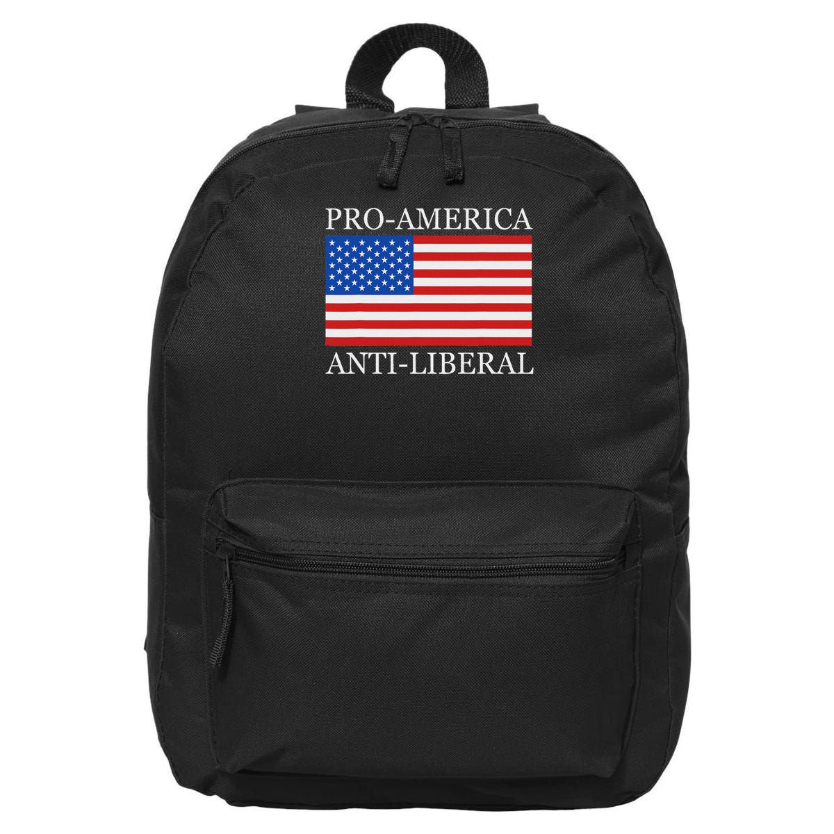 Pro American Anti Liberal S For Conservative Republican 16 in Basic Backpack