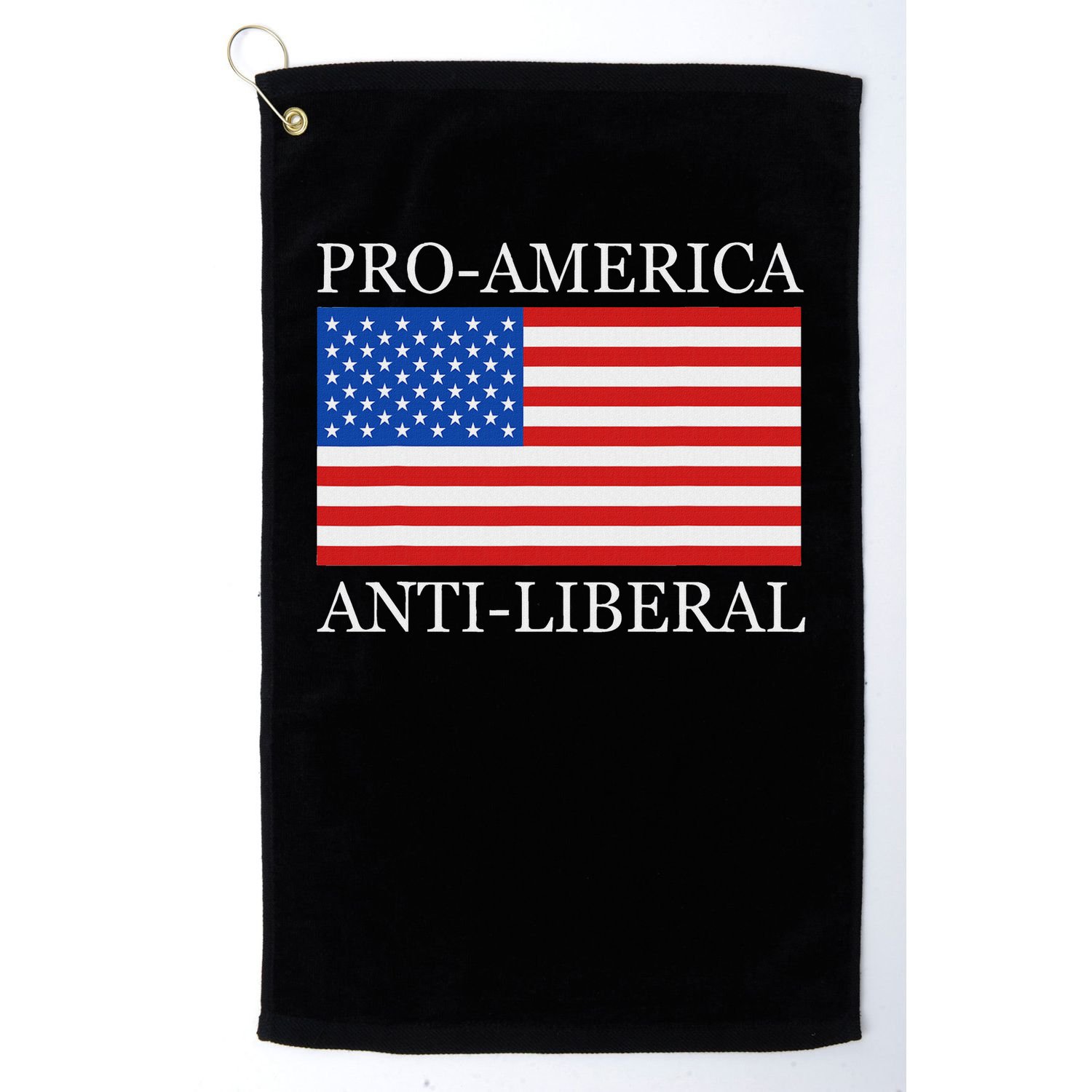 Pro American Anti Liberal S For Conservative Republican Golf Towel