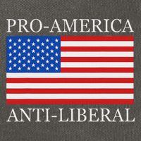 Pro American Anti Liberal S For Conservative Republican Cotton Canvas Backpack