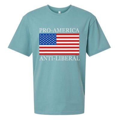 Pro American Anti Liberal S For Conservative Republican Sueded Cloud Jersey T-Shirt