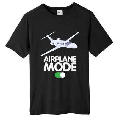 Pilot Aviation Airplane Mode On Great Gift Tall Fusion ChromaSoft Performance T-Shirt