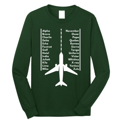 Pilot & Aviation Airplane Long Sleeve Shirt