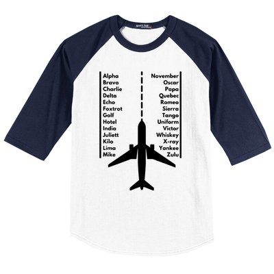 Pilot & Aviation Airplane Baseball Sleeve Shirt