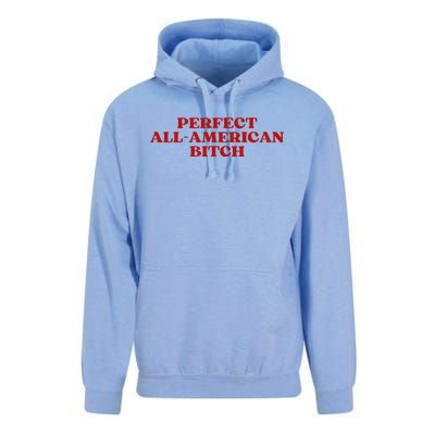 Perfect All American Bitch Aesthetic Unisex Surf Hoodie