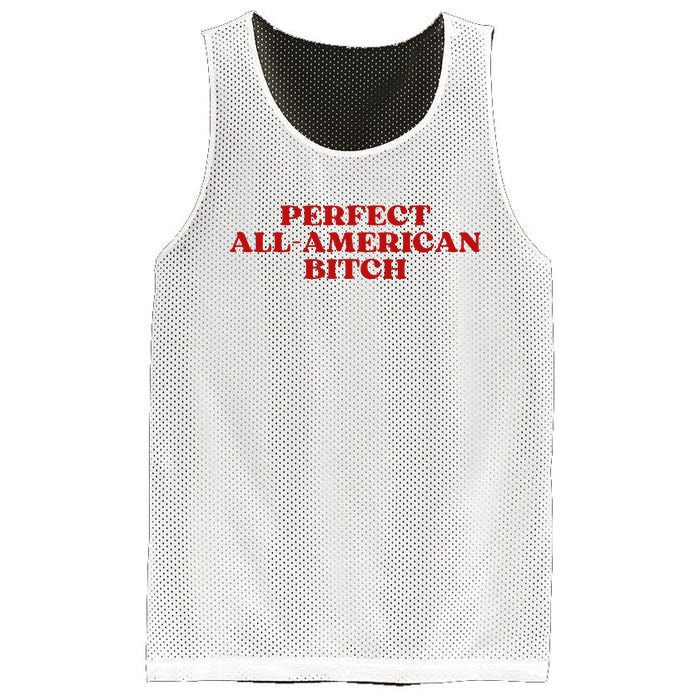 Perfect All American Bitch Aesthetic Mesh Reversible Basketball Jersey Tank