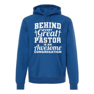 Pastor Appreciation Art Preacher Clergy Christian Premium Hoodie