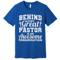 Pastor Appreciation Art Preacher Clergy Christian Premium T-Shirt