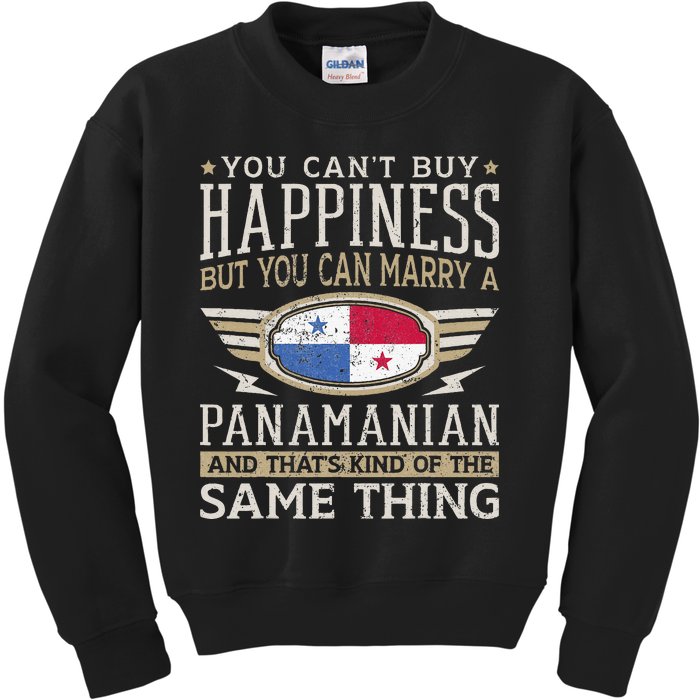 Panamanian And American Flag Panama Proud Kids Sweatshirt