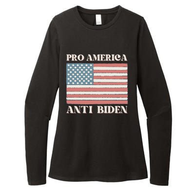 Pro America Anti Biden Womens CVC Long Sleeve Shirt